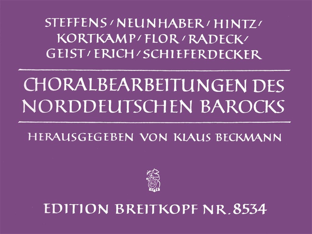 Choralbearb. des nordd. Barock